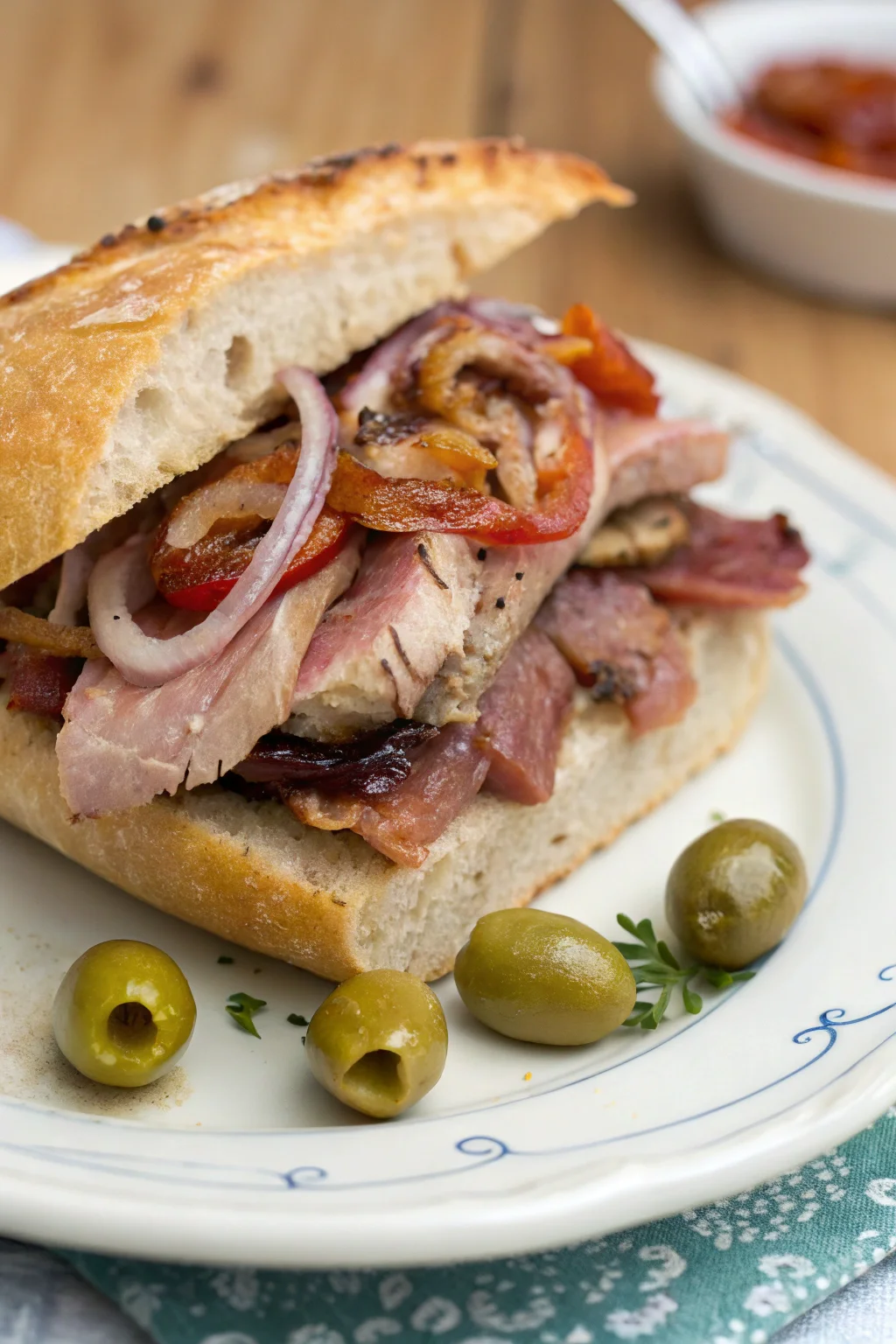 A delicious plate of montadito de solomillo al whisky