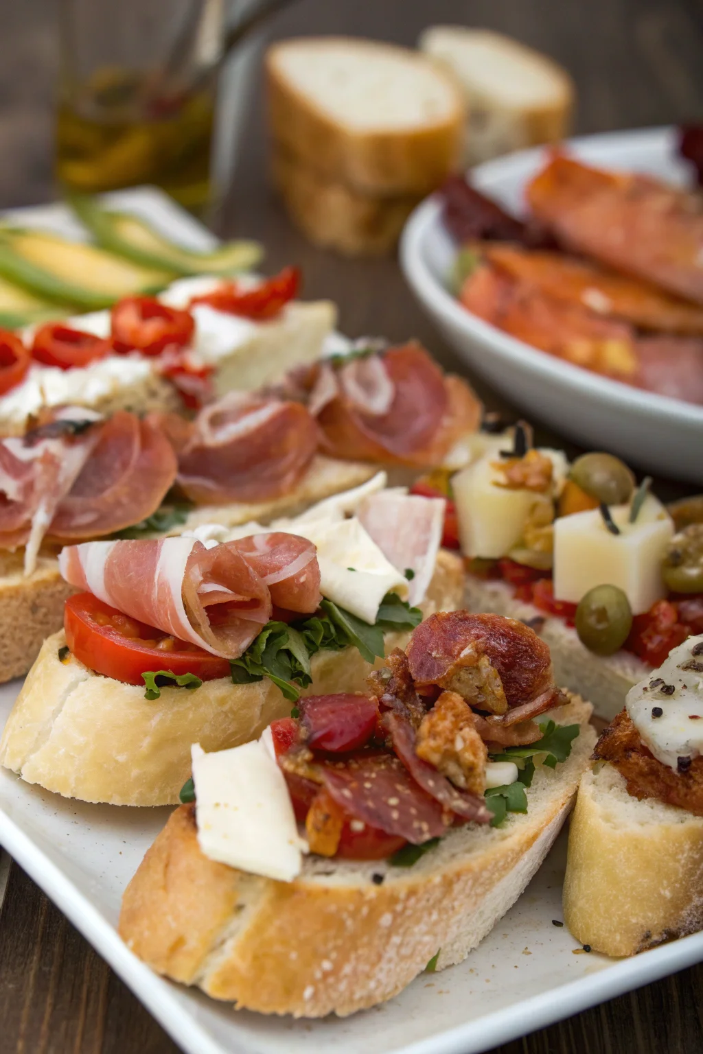 A delicious plate of ideas de montaditos para cena informal