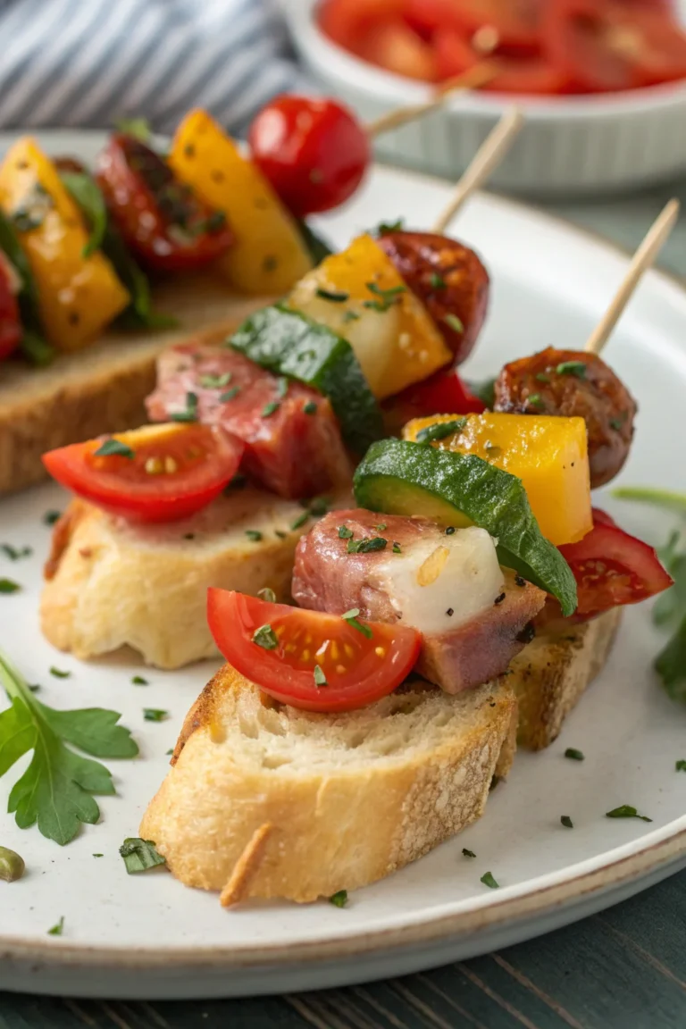 A delicious plate of ideas de pinchos fríos fáciles y rápidos