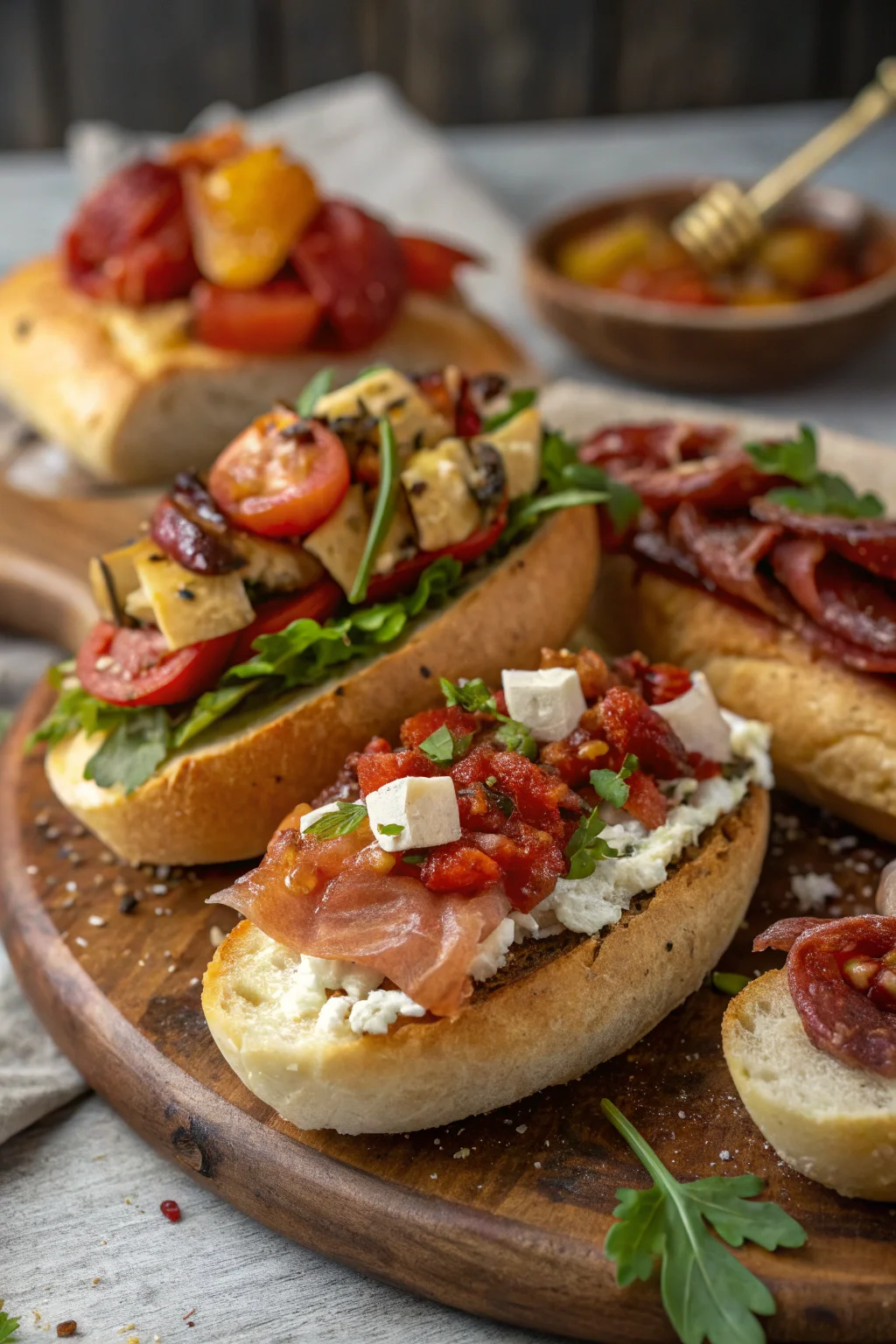 A delicious plate of ideas de montaditos para cena informal